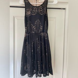 Lush Black lace dress